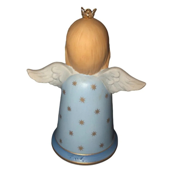 Vintage KAISER 1979 W. Germany Blue Angel Bell Christmas Ornament Xmas Music - Picture 4 of 5